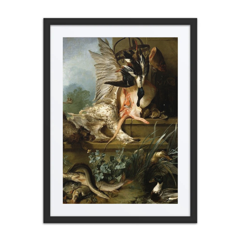 Still Life with Spaniel and Game