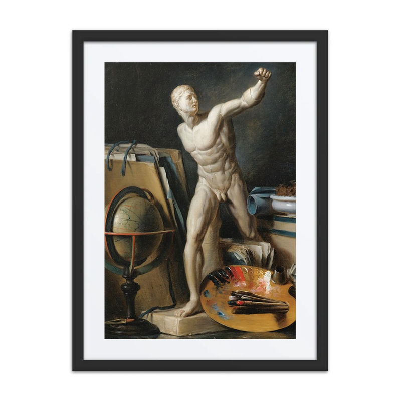 Still Life with Sphere, Palette and Antique Plaster