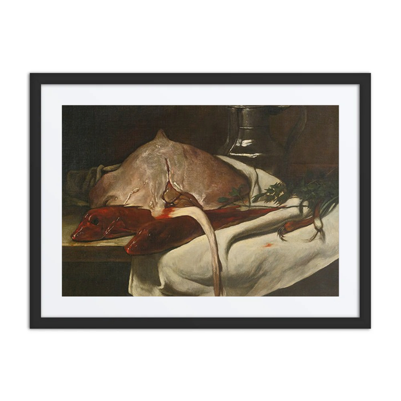 Still Life with Sting Ray and Red Mullets