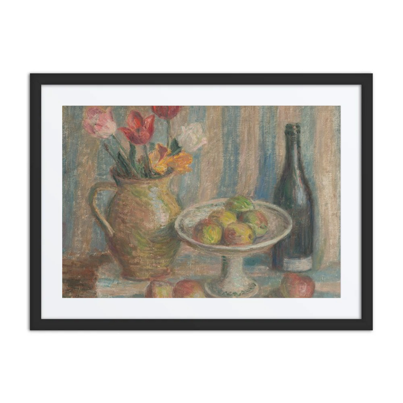 Still Life with Tulips and Apples