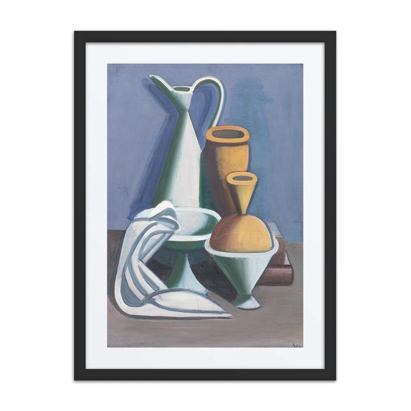 Still Life with Water Jug, Towel and Jars