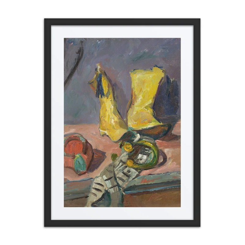 Still Life with Yellow Boots