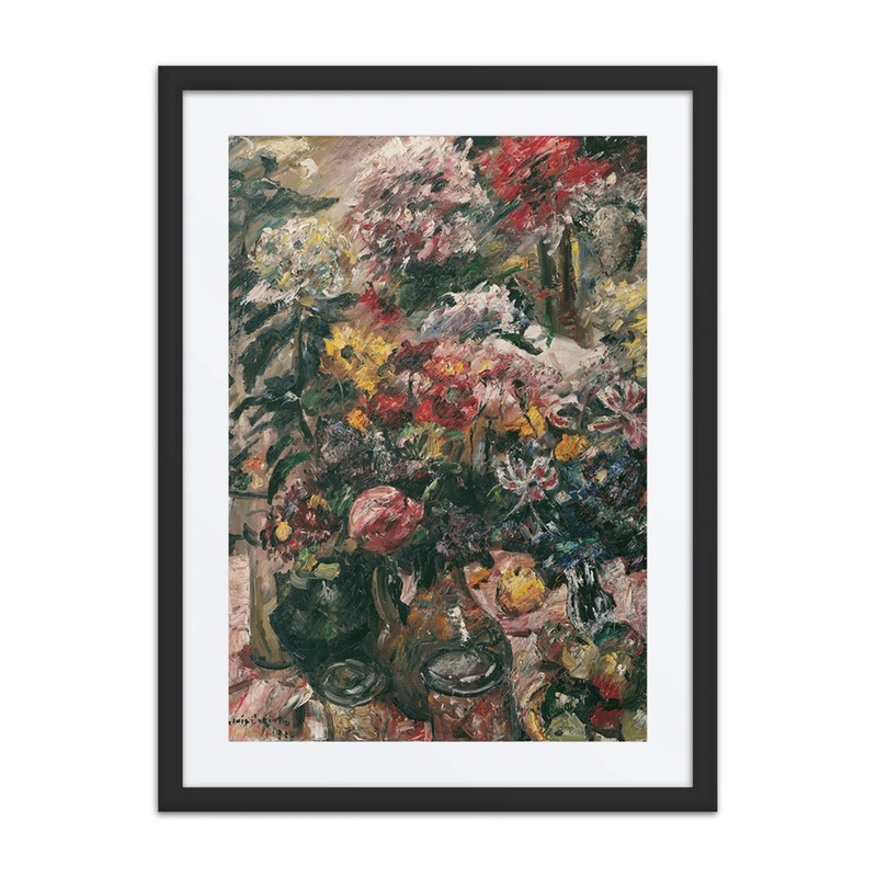 Stillleben Mit Chrysanthemen Und Amaryllis