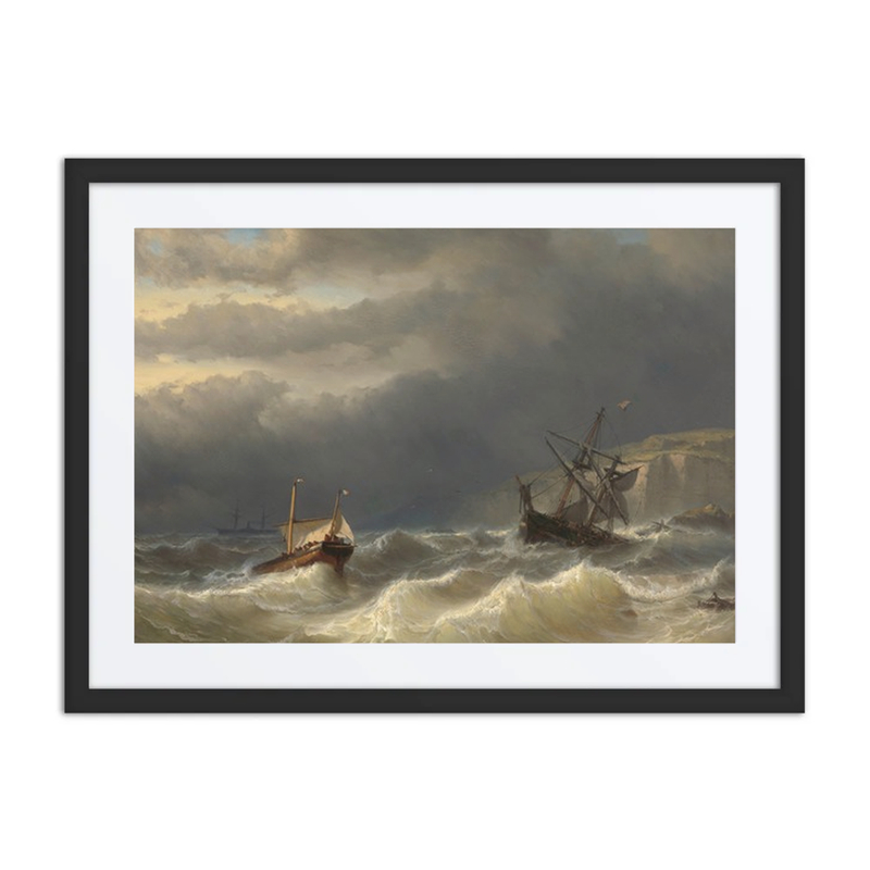 Storm in the Strait of Dover