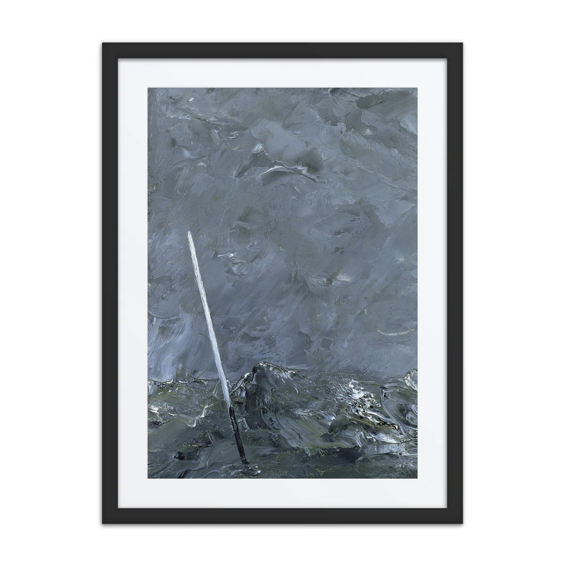 Stormy Sea, Buoy Without Top Mark