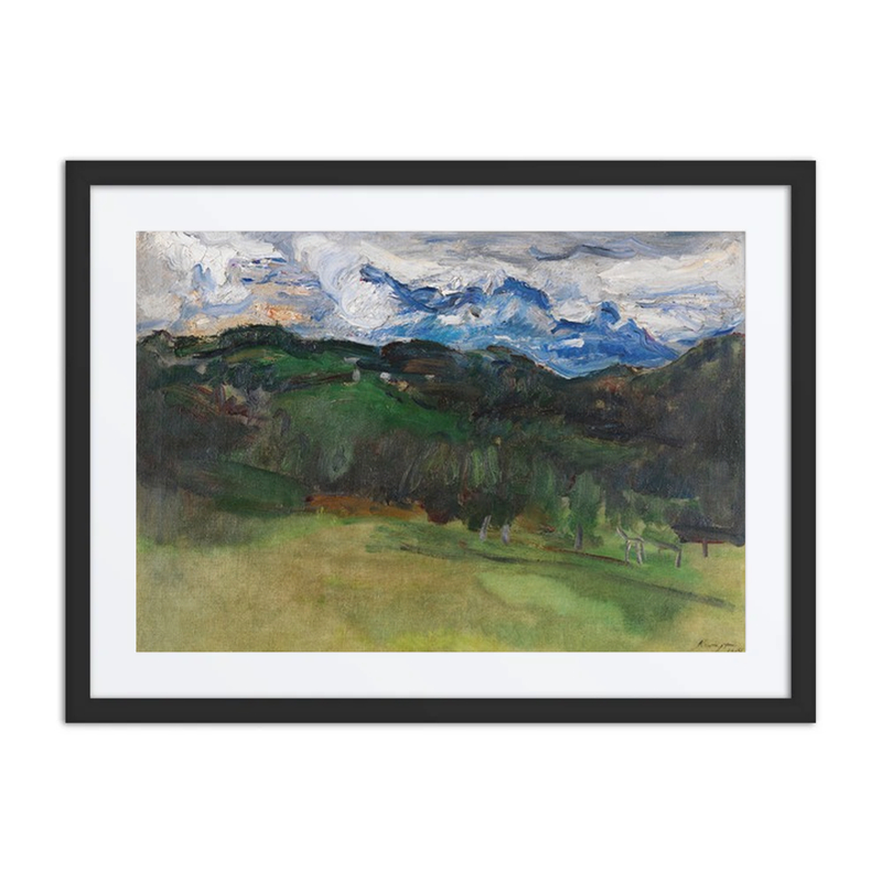 Stormy Sky over the Rosengarten Near Bozen