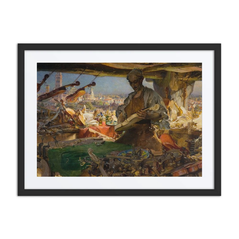 Stradivarius in His Workshop