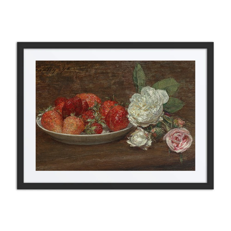 Strawberries and Roses