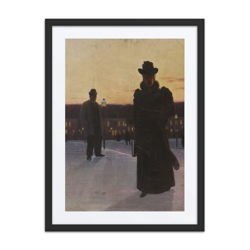 Street Scene at Dusk