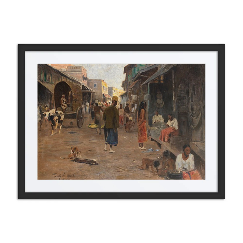 Street Scene in Ceylon (Sri Lanka)