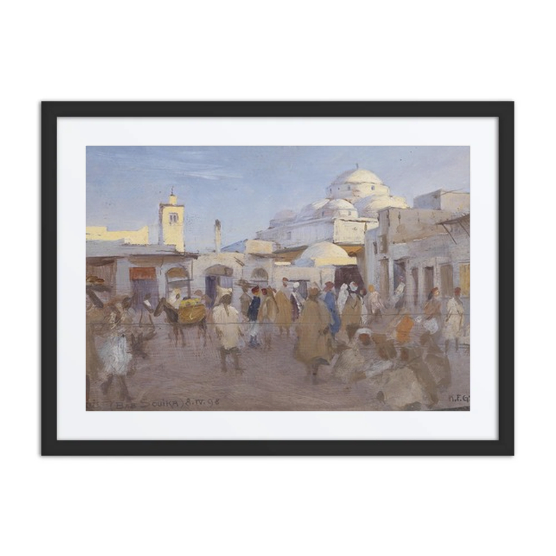 Street Scene in the Souk of Tunis