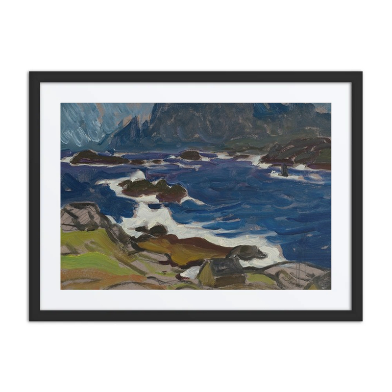 Study During a Storm from Lofoten