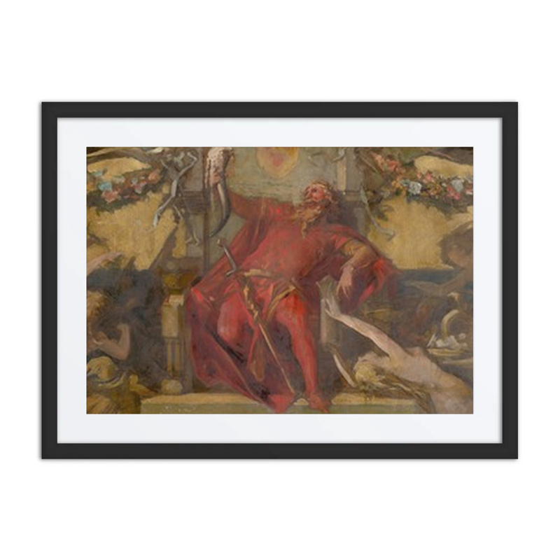 Study for Decorative Panel: Gambrinus
