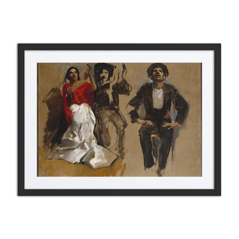 Study for Seated Figures for El Jaleo
