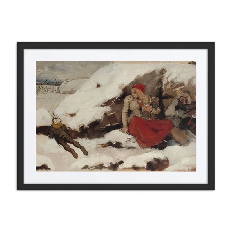 Study for the Burnt Village