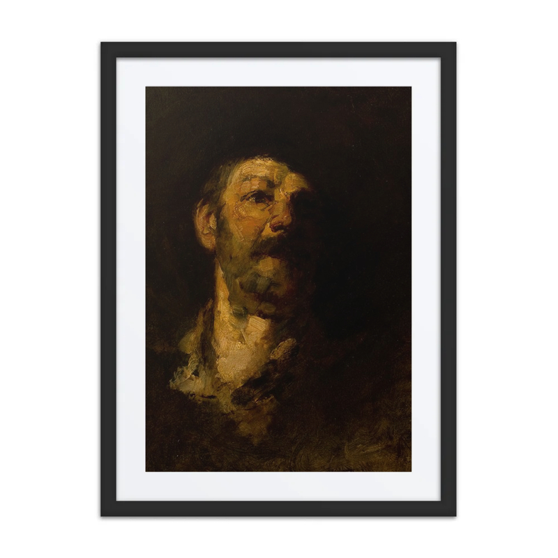 Study Head, Man with Hat