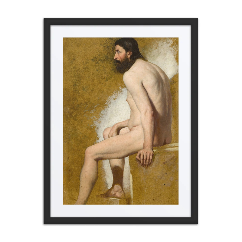 Study of a Bearded Male Nude
