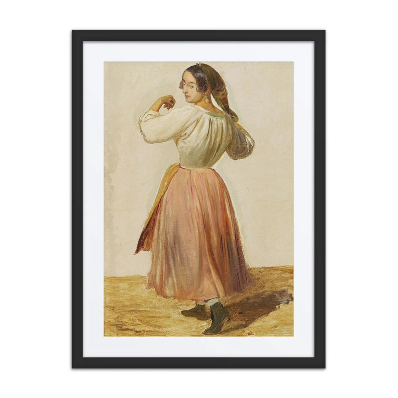 Study of a Dancing Italian Woman