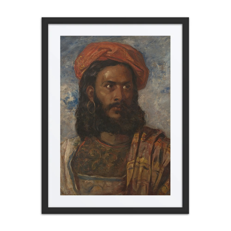 Study of a Man, Bust-Length, in Moorish Costume