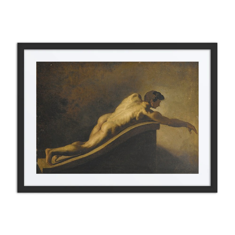 Study of a Reclining Man