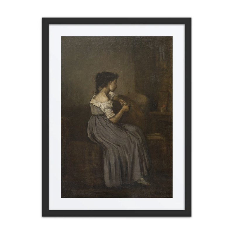 Study of a Seated Girl