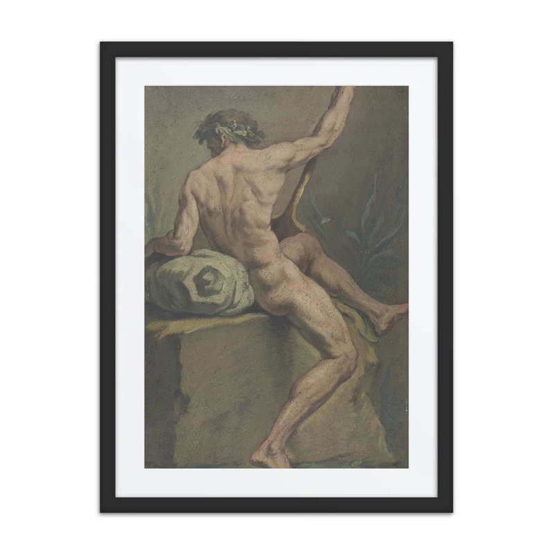 Study of a Seated Male Nude