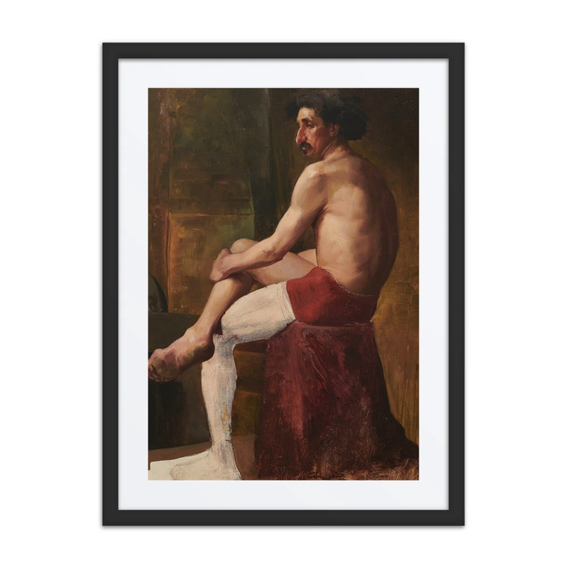 Study of a Seated Man