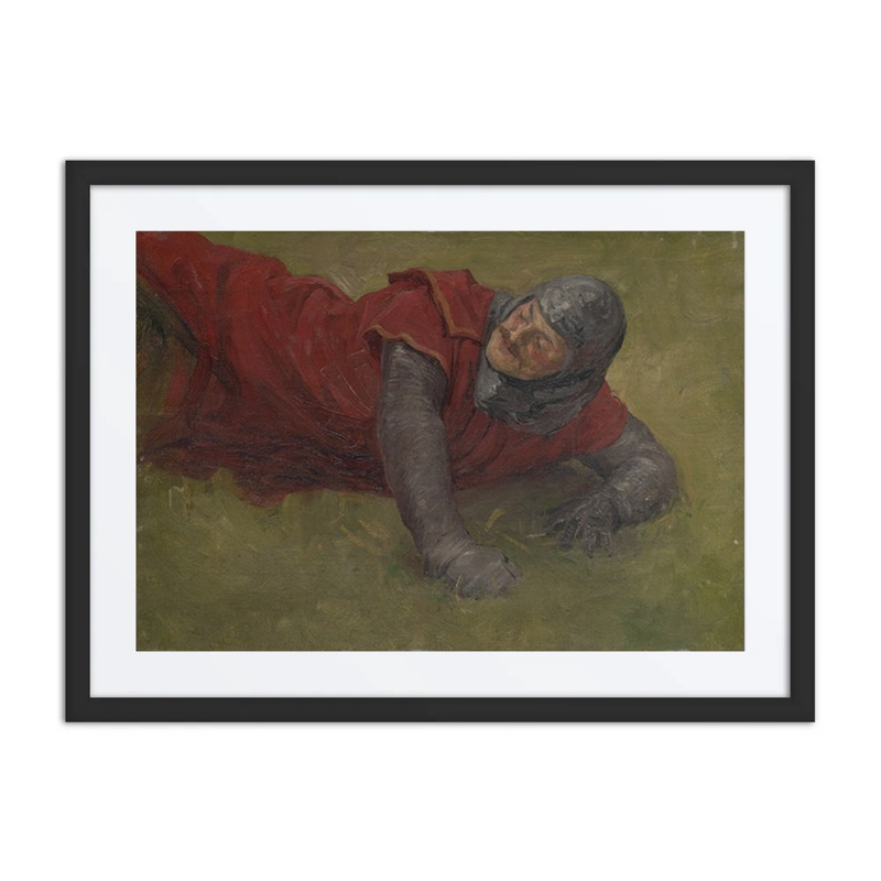 Study of a Wounded Knight