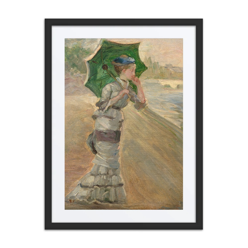 Study of an Elegant Woman with Parasol