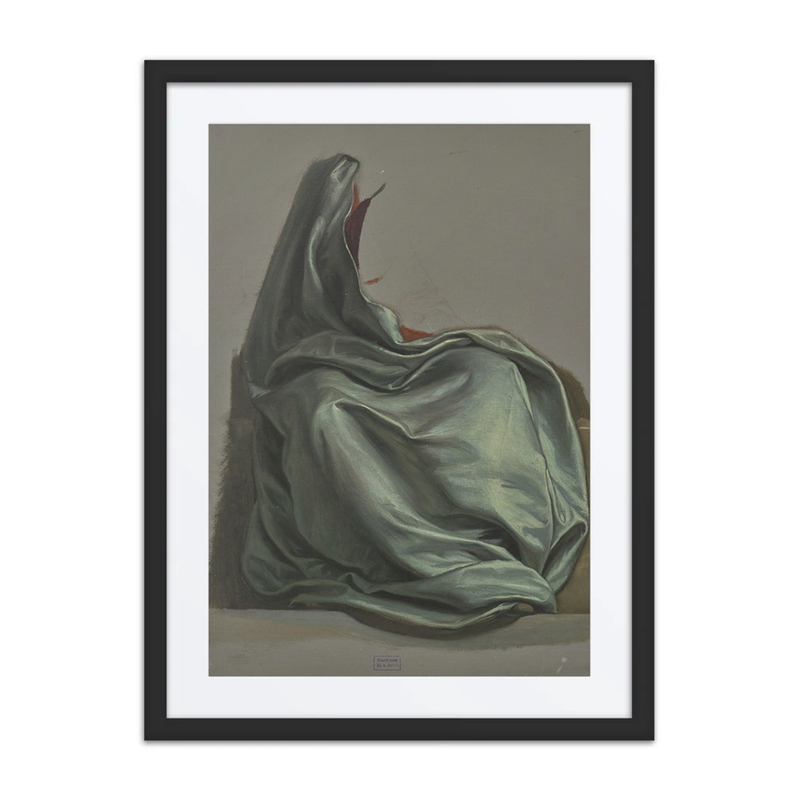Study of Draped Fabric for the Madonna Painting in St. Leonhard, Frankfurt