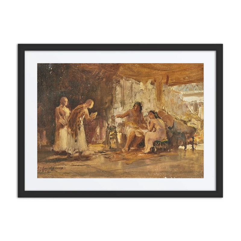 Study of Figures in an Interior