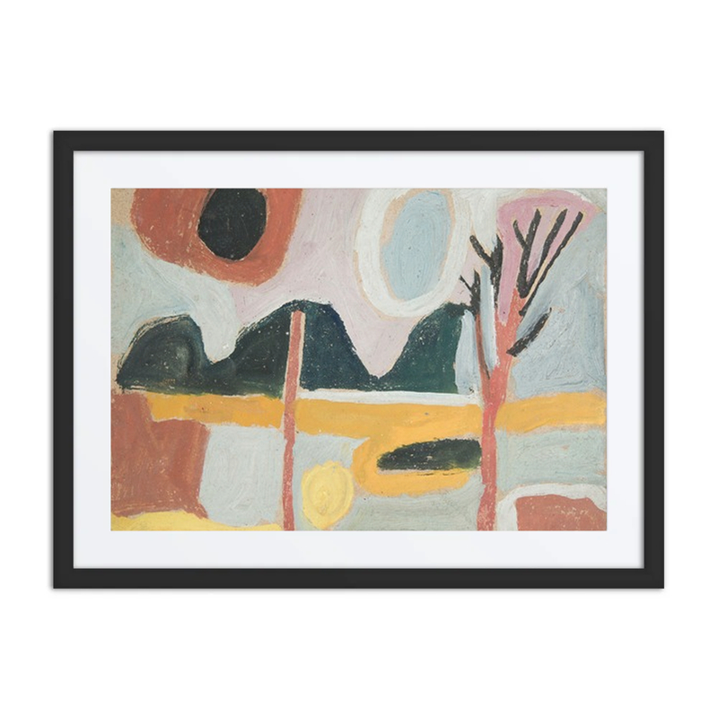 Stylized Landscape with a Tree