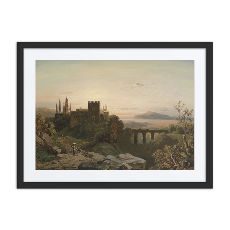 Südliche Ansicht Im Abendrot