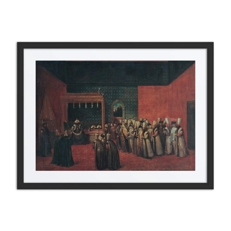 Sultan Ahmet III Receiving a European Ambassador