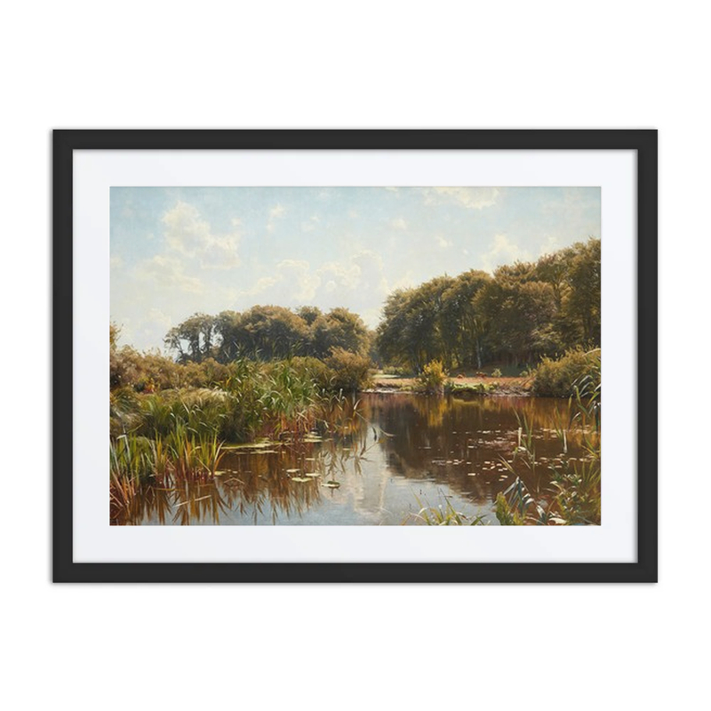 Summer Clouds Reflection