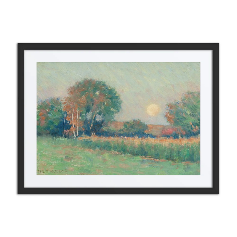 Summer Landscape at Sunset
