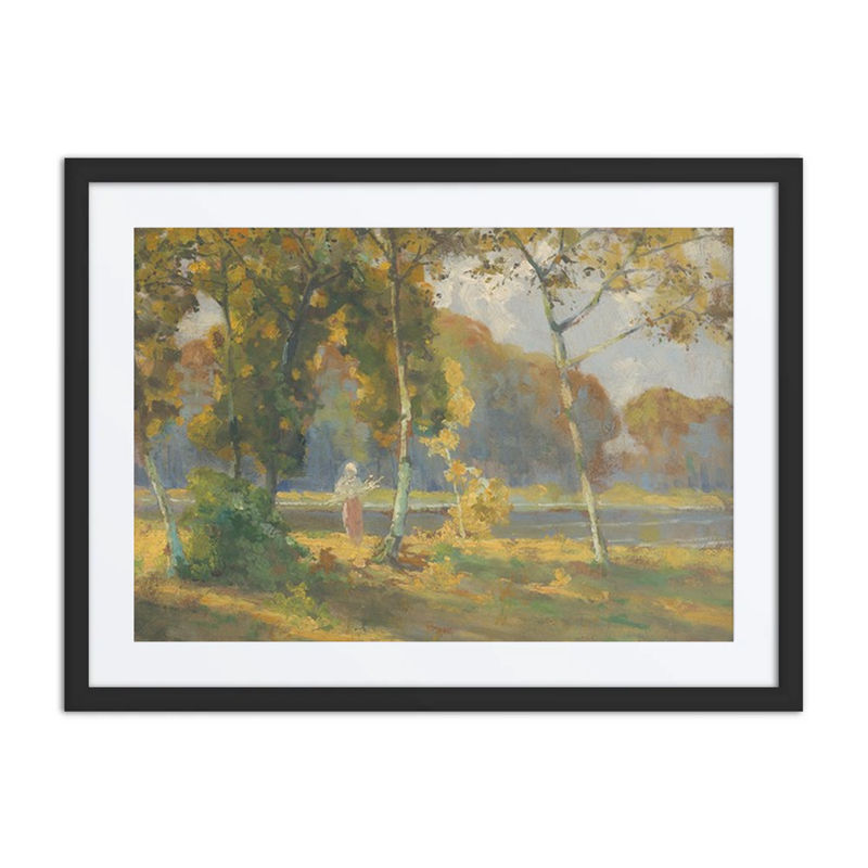 Summer Landscape with Birches