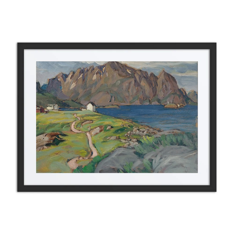 Summer, Store Molla. Study from Lofoten