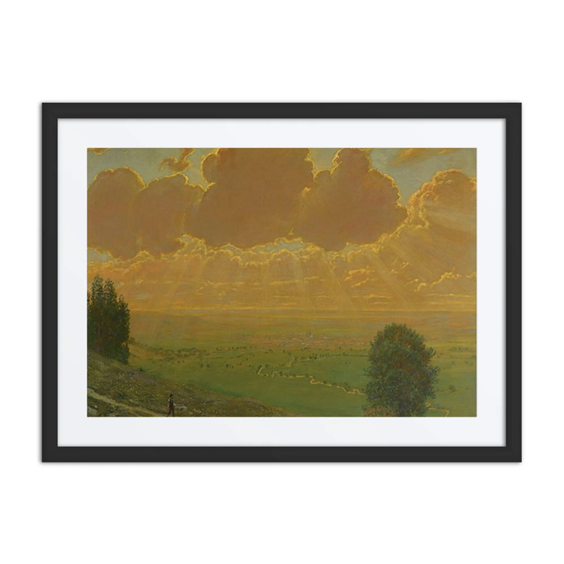Sunburst over Säckingen, Black Forest