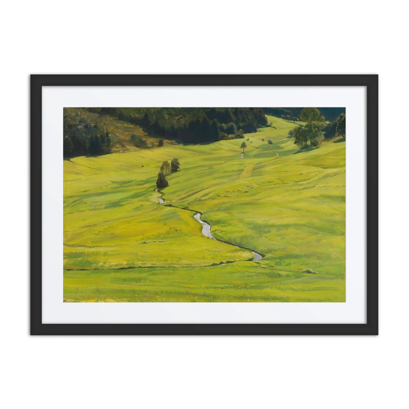 Sunny Valley with Stream