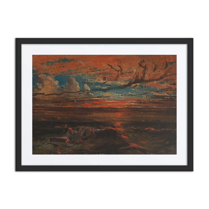 Sunset at Sea After a Storm