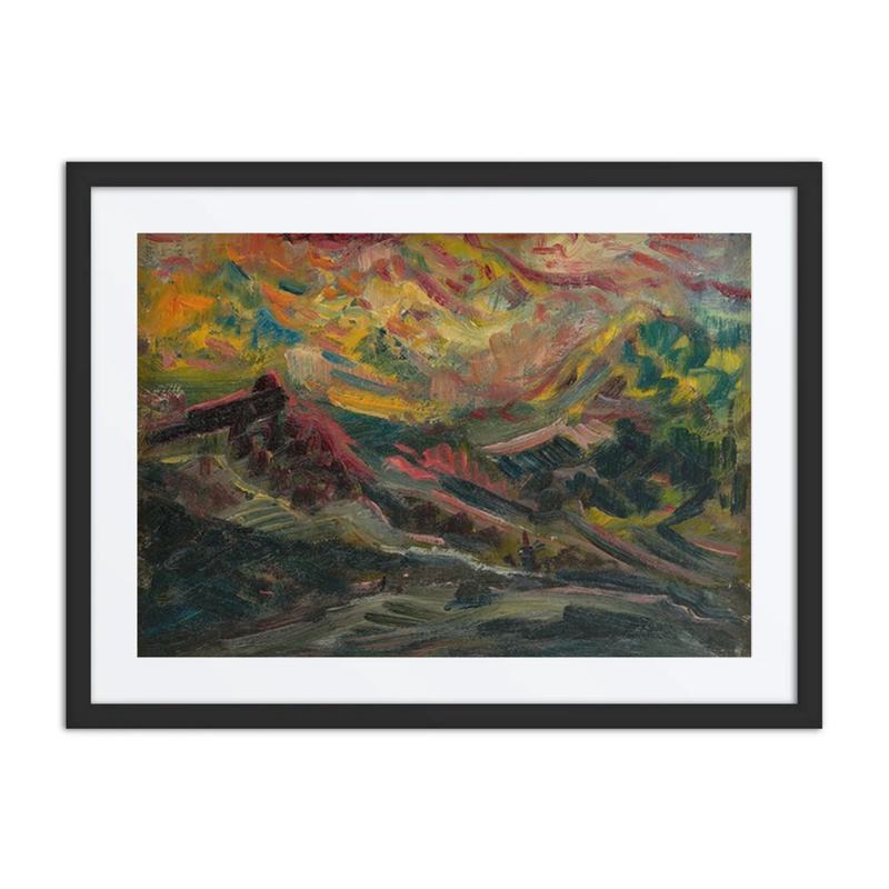 Sunset in the Mountains