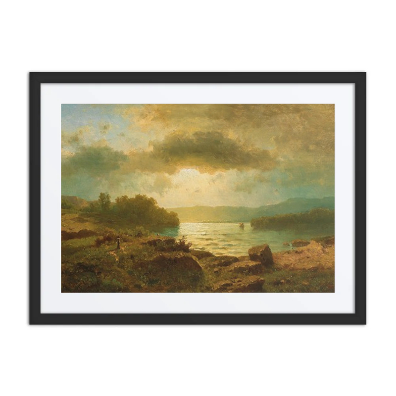 Sunset on a Lake