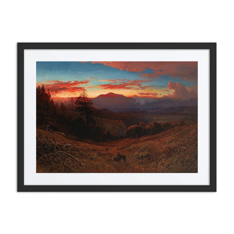 Sunset on Mount Diablo