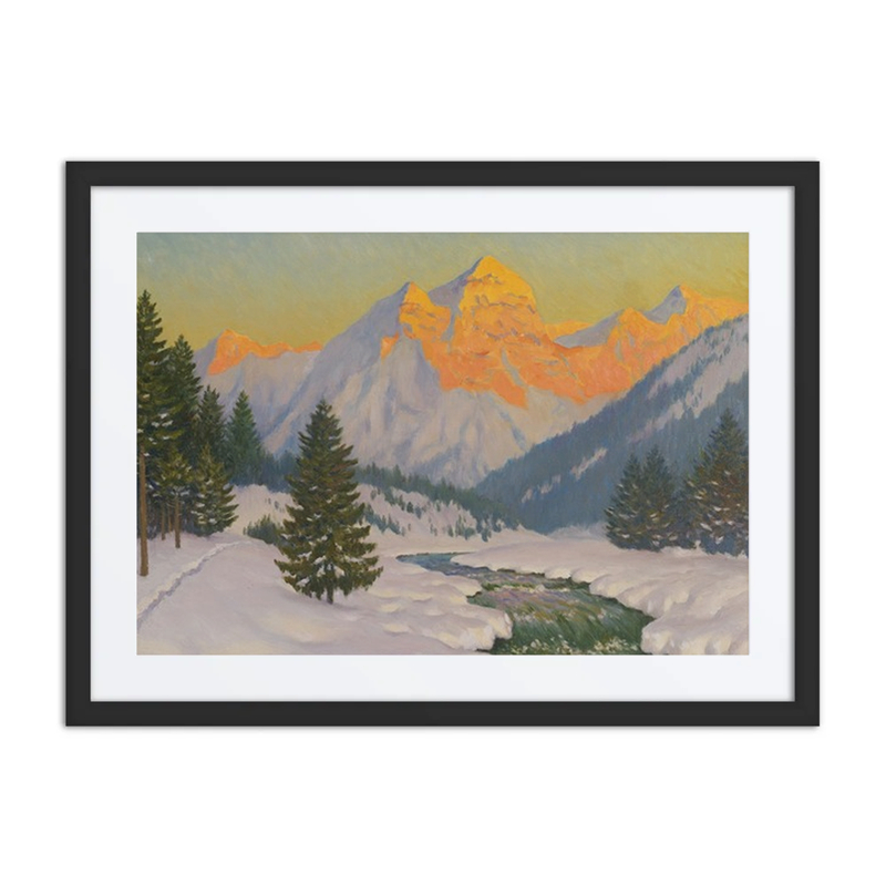 Sunset on Mountains