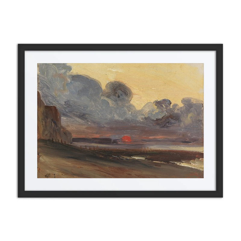 Sunset on the Normandy Coast