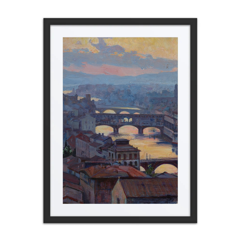 Sunset over Arno