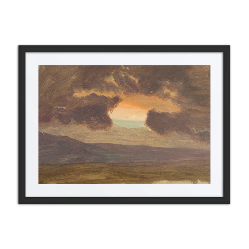 Sunset over Bare Hills