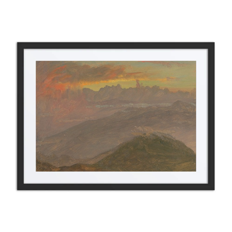 Sunset over Mountains
