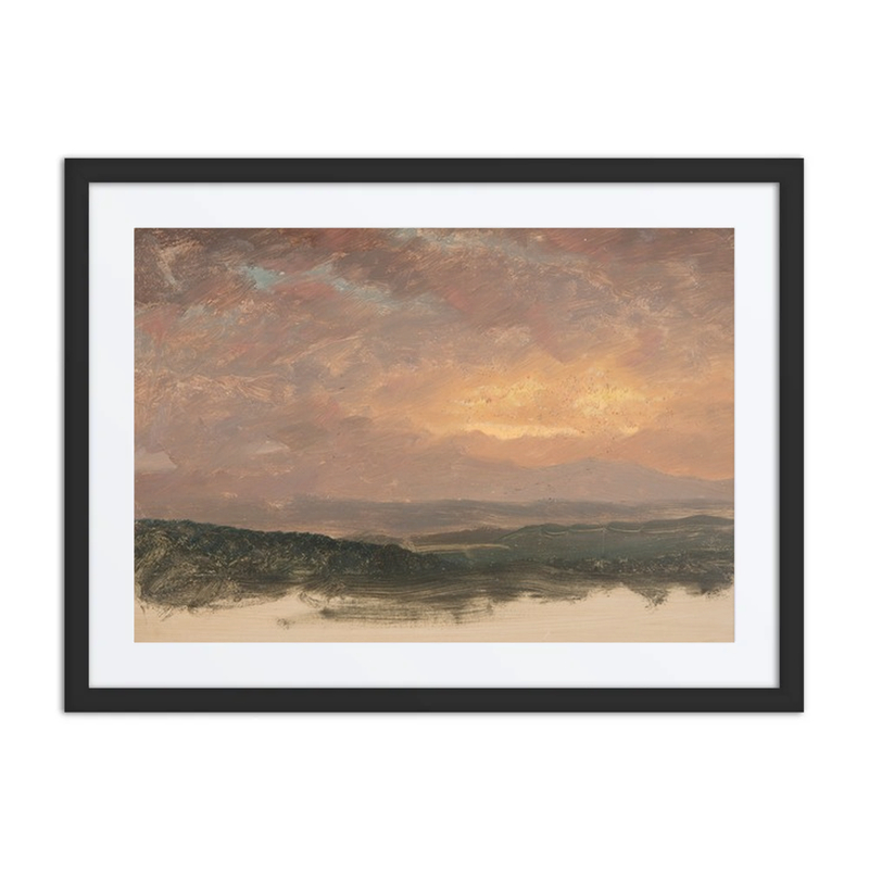 Sunset over the Catskills